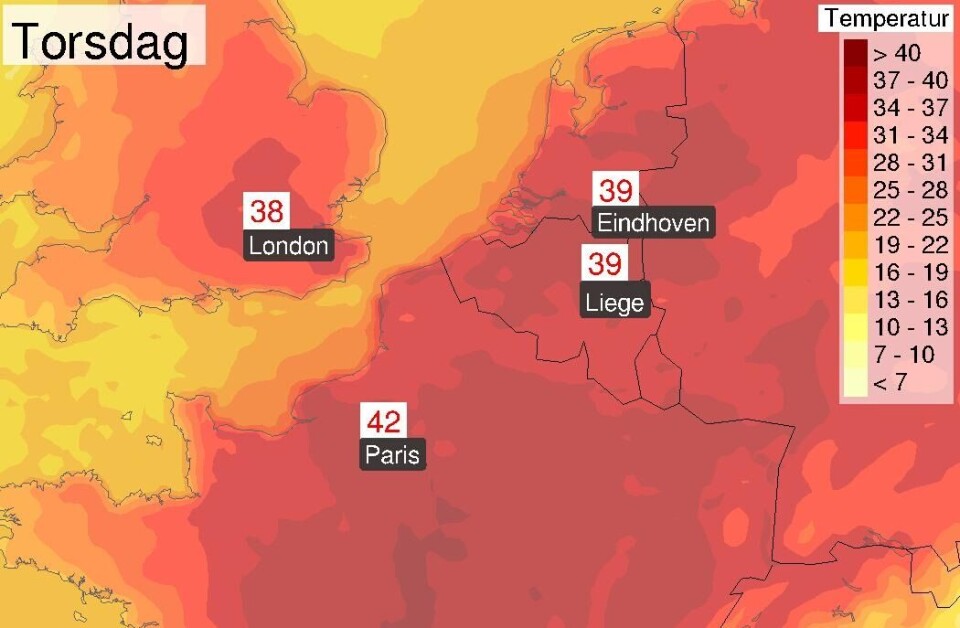 GRAFIKK: METEOROLOGISK INSTITUTT