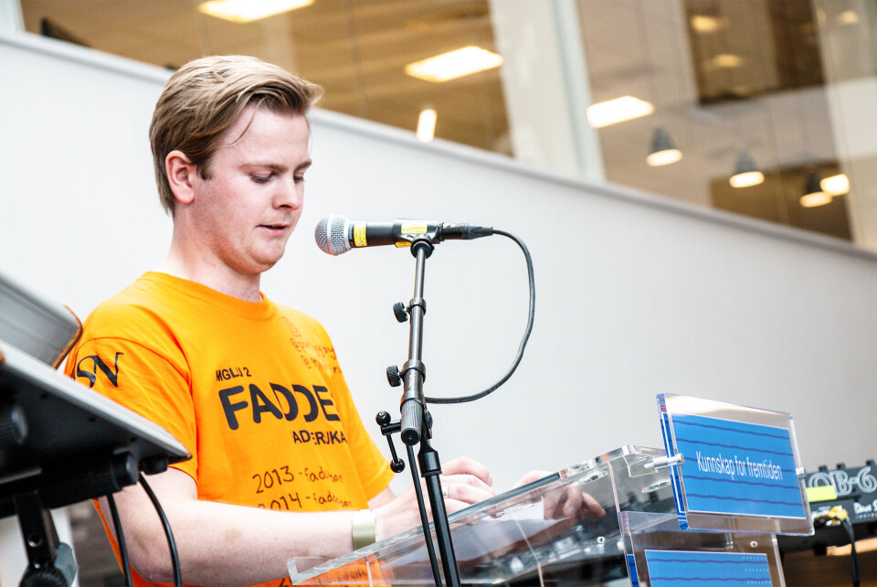 OPPFORDRET TIL Å ENGASJERE SEG: Leder for studentsamfunnet i Drammen, Erik André Ruud.