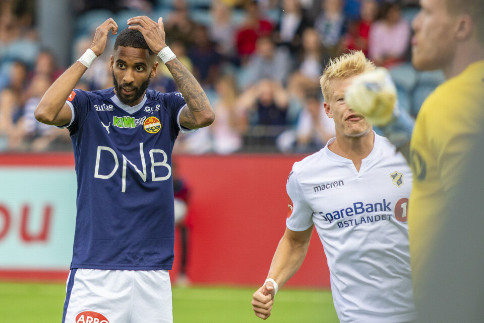 Her fra hjemmekampen mot Stabæk i juli.
