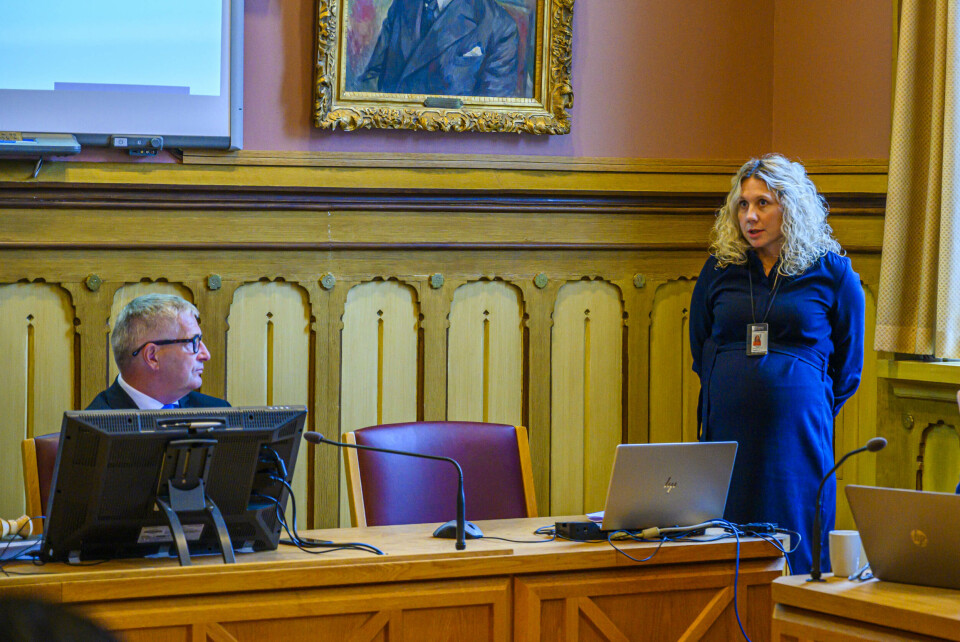 KAN IKKE FATTE LOVLIG VEDTAK: Kommuneadvokat Ingvild Bråthen i Drammen mente konsekvensene av en snuoperasjon i brosaken var så store at det krever yterligere utredning før et lovlig vedtak kan fattes. (FOTO: NILS J. MAUDAL)