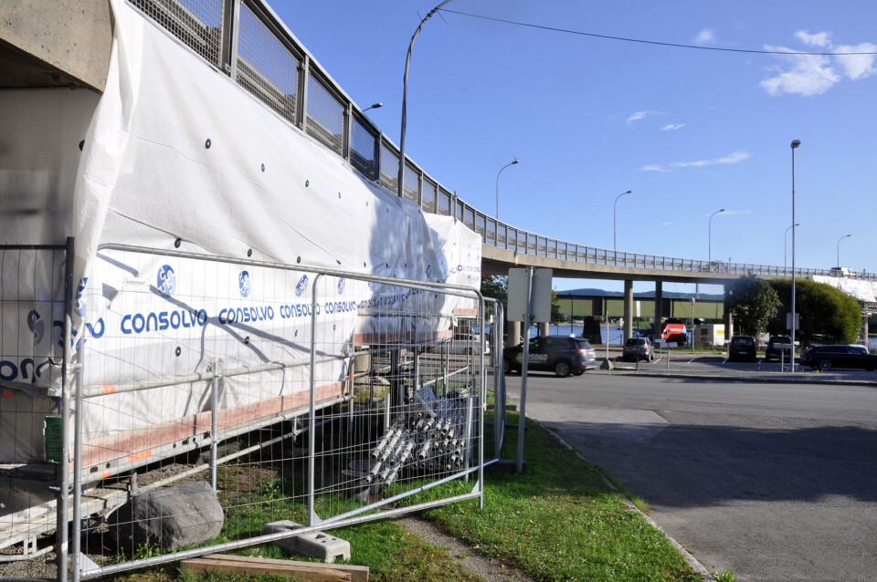 Omfattende korrosjonsskader på Strømsøbrua