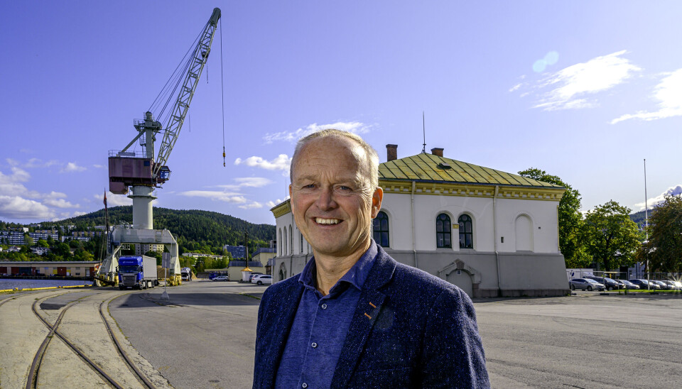NY BYDEL: - Tangenkaia skal bli en ny og spennende bydel. Planarbeidet er i oppstartfasen, sier Bjørn Holm i Drammen Kommune Eiendomsutvikling A/S, sentral aktør utviklingsarbeidet.