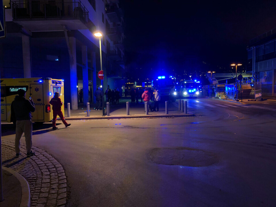 Kjellerbod tok fyr på Strømsø