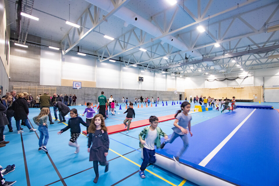 STOR BOLTREPLASS: Her fra den nye Fjell-hallen, som kommer i tillegg til Galterudhallen.
