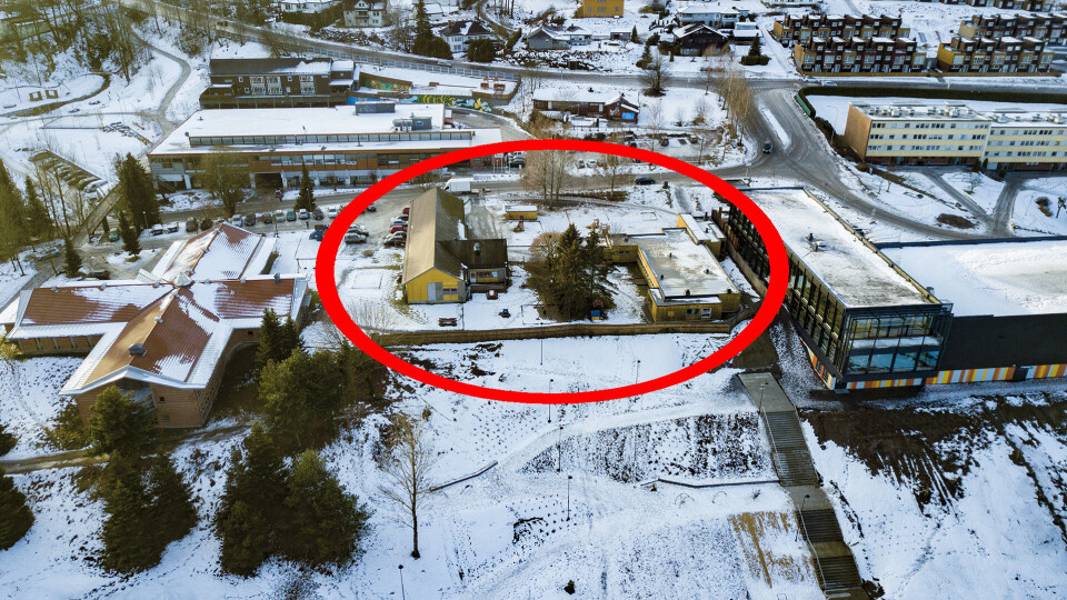 RIVES: Her kommer det nye torget på Fjell.