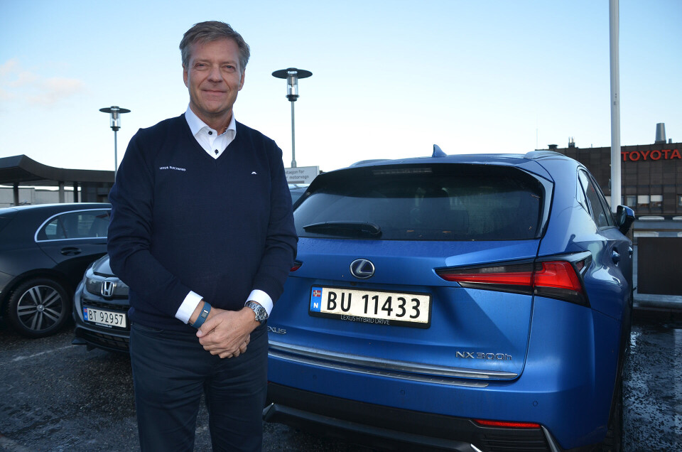BESTSELGER: NX faller perfekt inn i Ola Nordmanns preferanser for SUV, sier Knut-Erik Jahnsen i Lexus Norway.