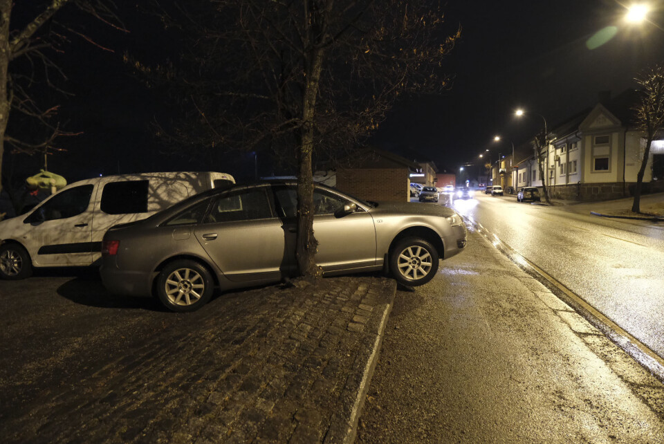 Her endte fylleferden - satt bom fast