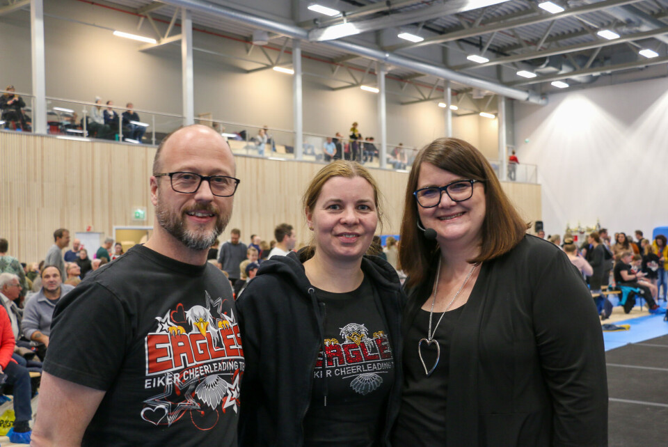 LEDERTRIO: F.v. Frode Brurberg Hansen (sportslig leder ECT), Kristine Hellandsvik Sylling (leder ECT) og Liv Brurberg Hansen (seksjonsleder NAIF)