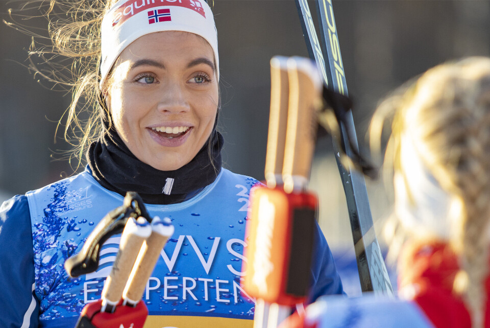 Nå er hun forventningsfull til sesongavslutningen for egen del.