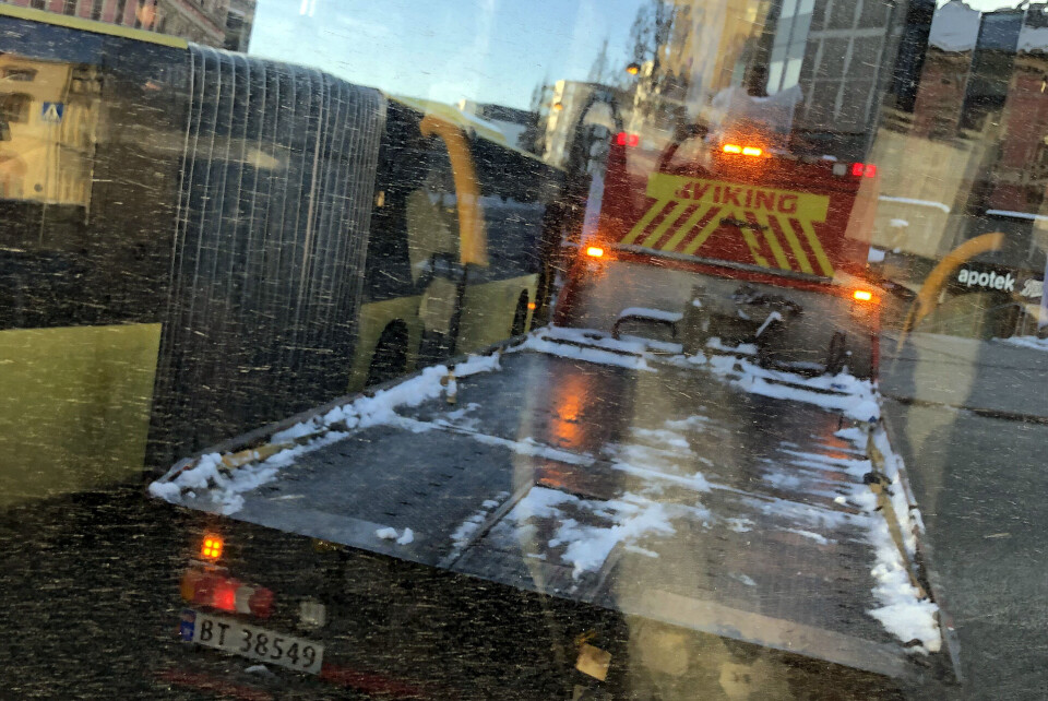 Ødelagt buss skapte kaos i rushtrafikken
