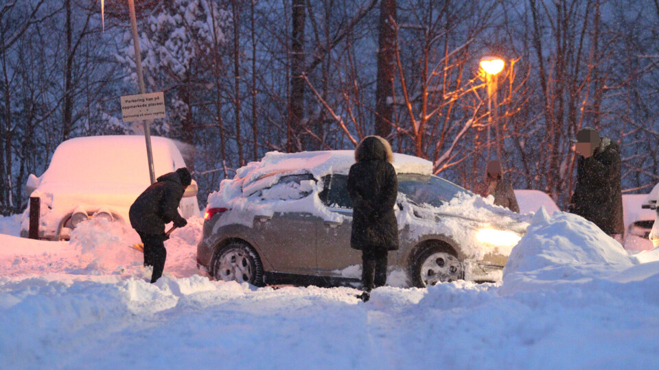 Farevarsel: Kan få over 30 centimeter snø i helga