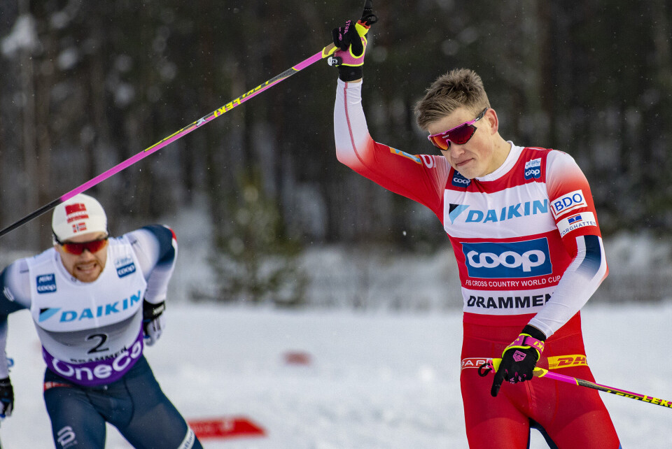 Stavås Skistad beste norske under skisprinten