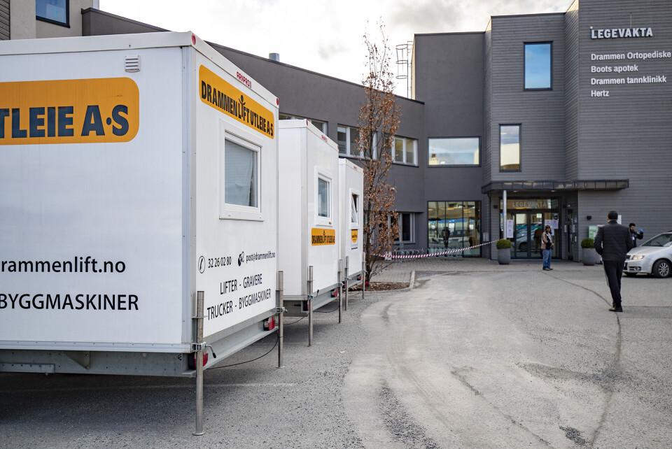 LUFTVEISKLINIKK: Her kommer alle innom som IKKE skal testes for corona, men undersøkes for luftveis-relaterte plager.LES OGSÅ: Har du fått med deg «coronavett-reglene»?