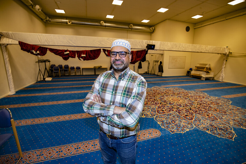 MUSLIM: Nazir Gondal er SV-politiker fra Drammen, her fra moskeen på Fjell. (ARKIVFOTO: ALEXANDER JANSEN / DRM24)