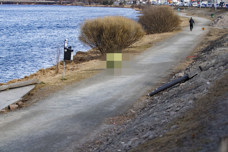 ÅSTEDET: Det var her på denne turveien at angrepet fant sted.