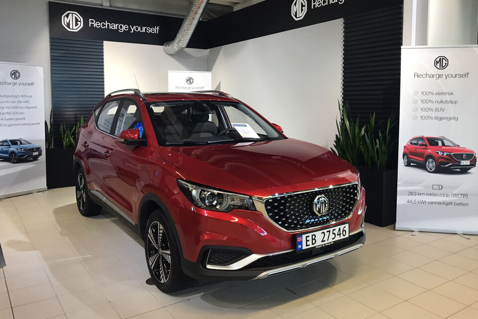 MG er et nytt merke på norske veier, og elbilen MG ZS hevder seg allerede godt.