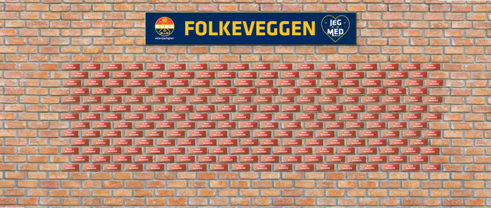 FOLKEVEGGEN: Denne grafikken er en illustrasjon fra Strømsgodset.