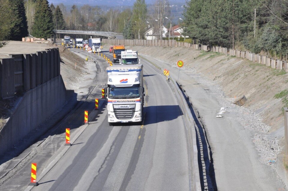 E134 stenges helt i tre døgn