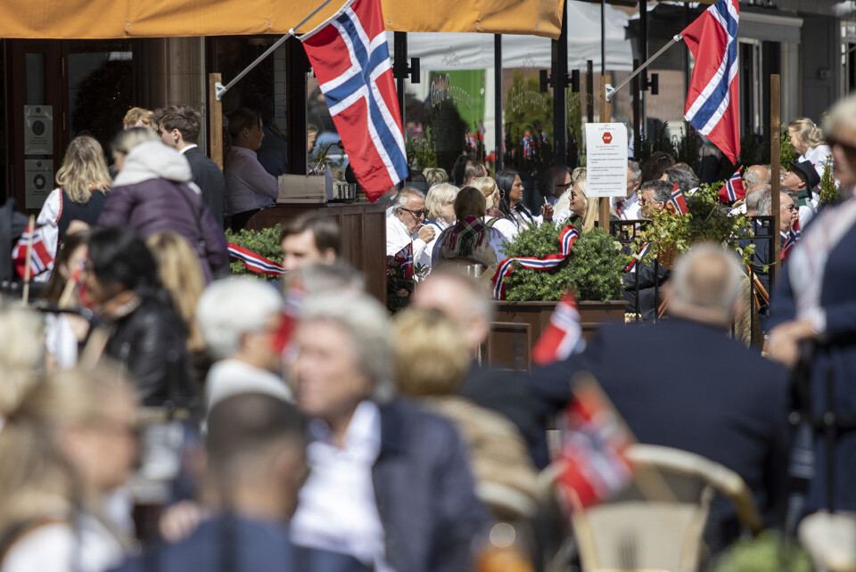 Mye folk feiret nasjonaldagen i sentrum