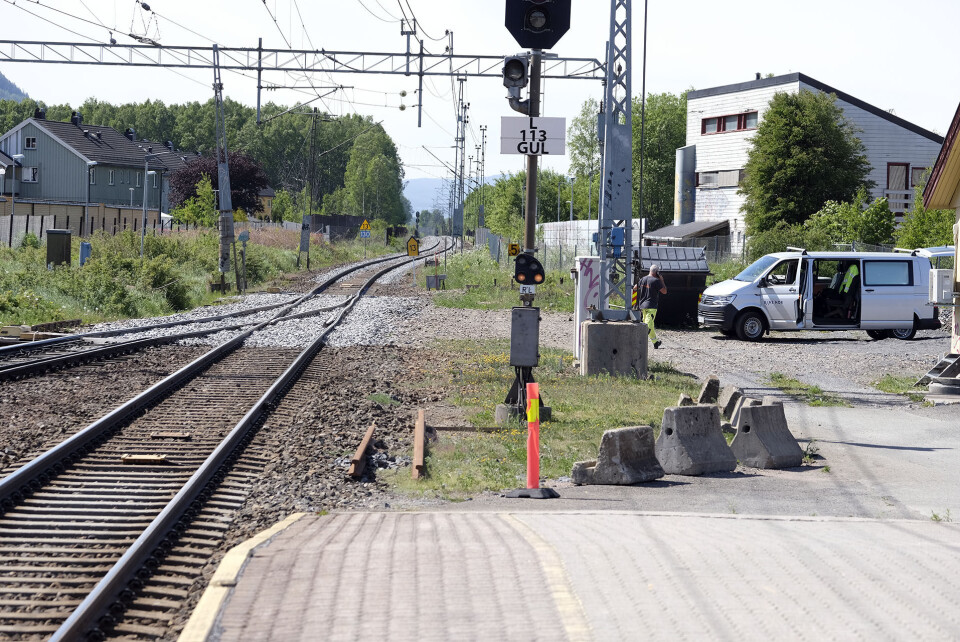 Solslyng sperret Sørlandsbanen