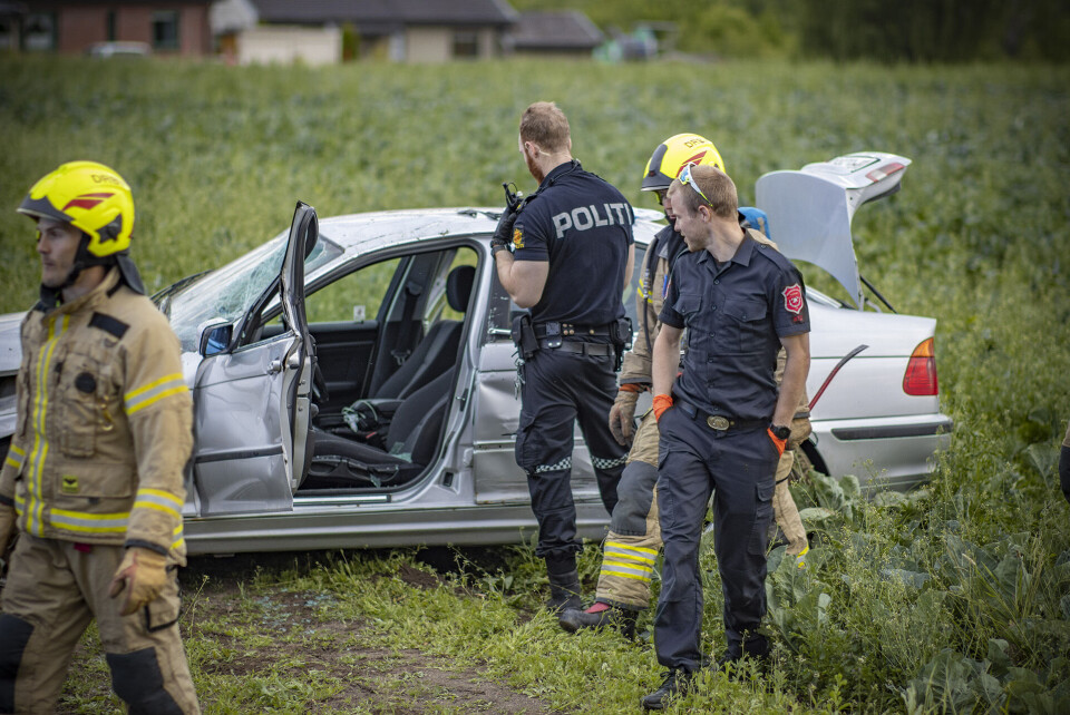 To pågrepet etter biljakt med helikopter