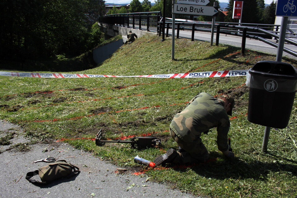Hokksund-drapet: Forsvaret har finkjemmet åstedet
