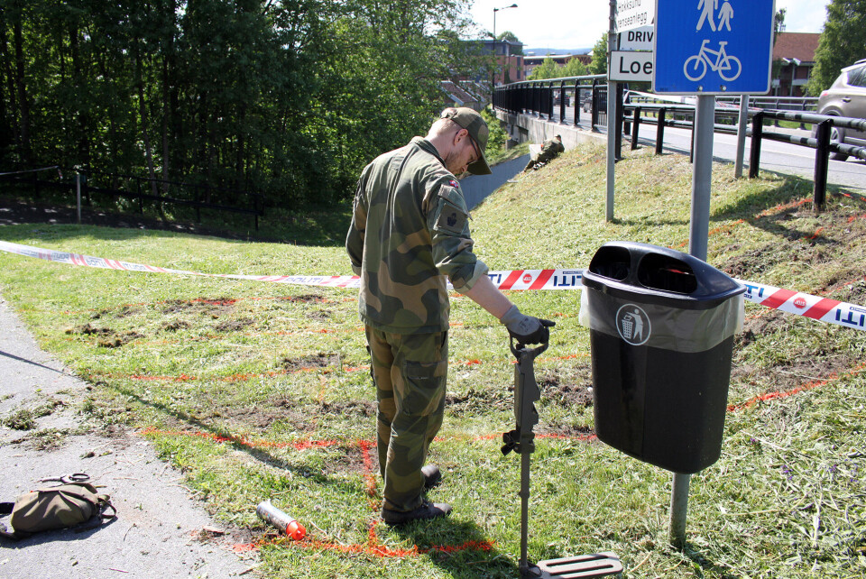 Hokksund-drapet: Forsvaret har finkjemmet åstedet