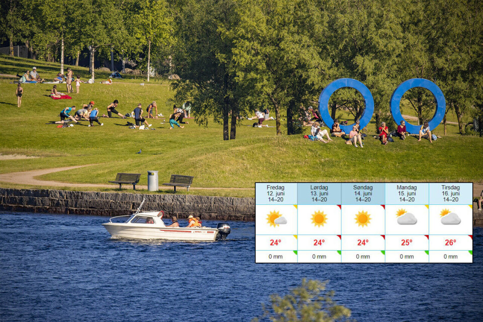 Sommeren gjør comeback: Varsler 26 grader
