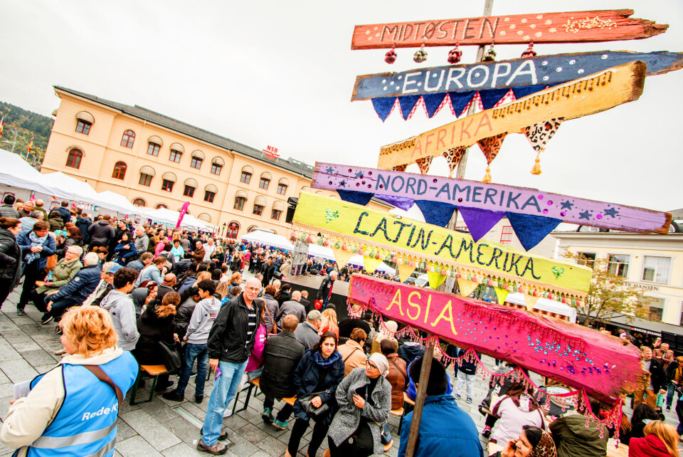 FOLKEHAV: Globusfestivalen har samlet 20.000 mennesker på liten plass i løpet av få timer.