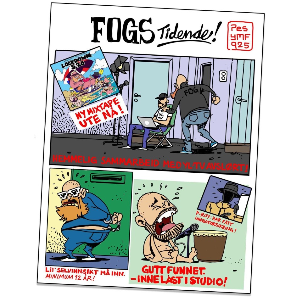 LAGER AVIS: Tegneseriestreker fra de siste ukenes geskjefter i Gjetergata.