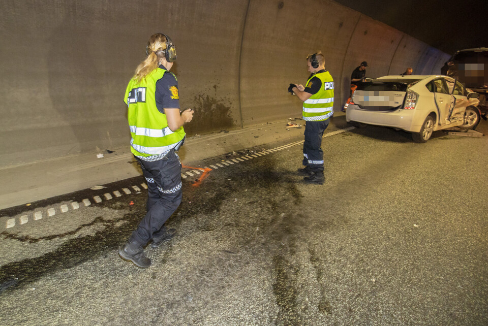 Ung mann alvorlig skadd etter møteulykke i Bragernestunnelen
