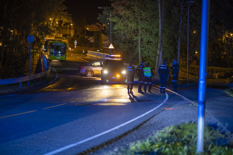 Vraket bilen i fylla - stakk fra stedet