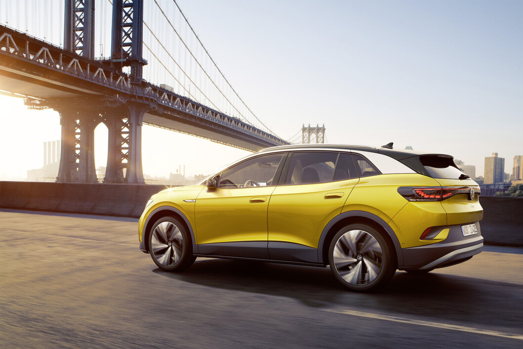 NORGESBIL? Volkswagen kaller ID4 «en ekte Norgesbil helt ned til felgene». NORGESBIL? Volkswagen kaller ID4 «en ekte Norgesbil helt ned til felgene».