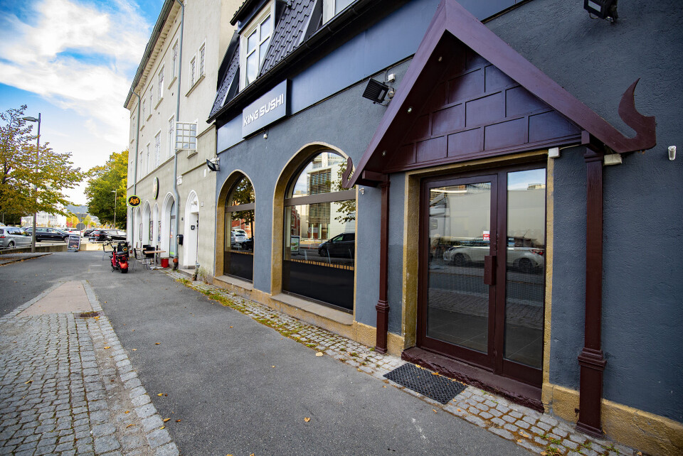 KING SUSHI: Har nå åpnet vegg-i-vegg med Jafs og Punjabi Tikka.