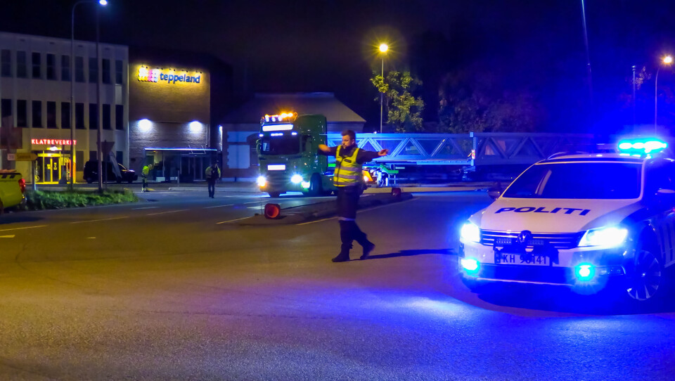 34 tonn bru prikkfritt på plass