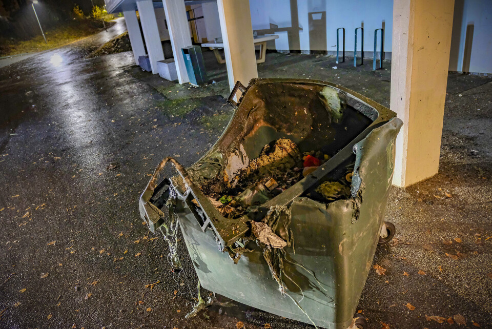 Flere containerbranner på Fjell: - Trolig Halloween-streker
