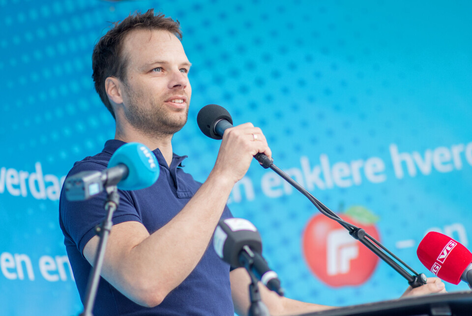 POPULÆR PARTIMANN: Jon Helgheim (39) har på kort tid blitt en svært profilert politiker i Norge.