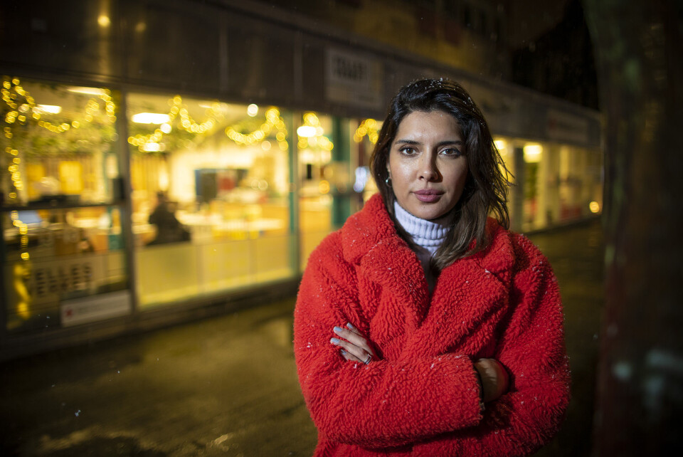 FELLESVERKET: Dipali Gosain håper de snart kan åpne for ungdommer igjen. Tidligere mandag kveld barket ungdomsgjenger sammen like i nærheten.
