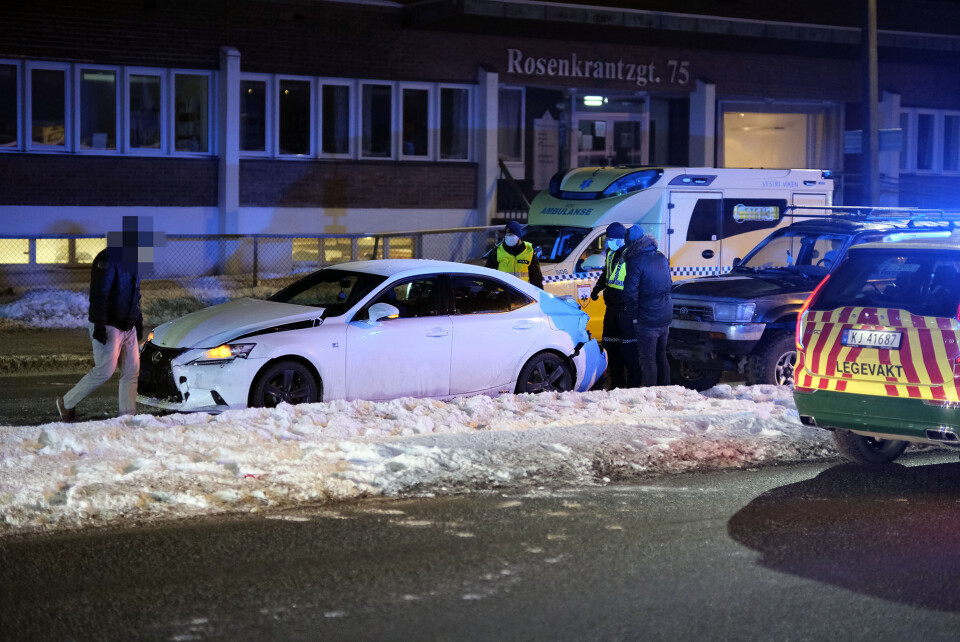 Ulykke i «Rosen»: Store materielle skader etter kollisjon