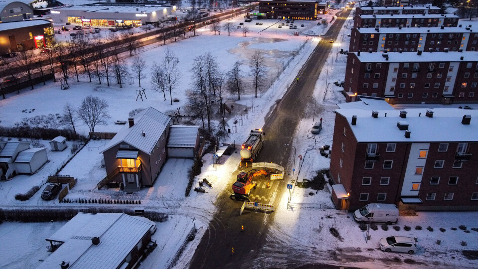 Synkehull skaper trafikale utfordringer på Åssiden