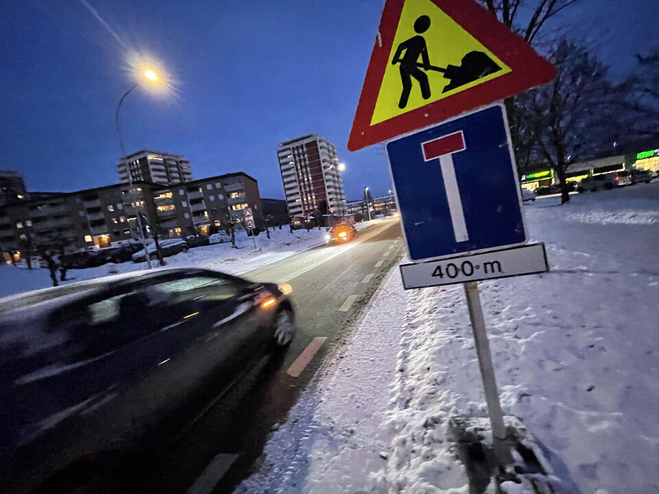 Synkehull skaper trafikale utfordringer på Åssiden