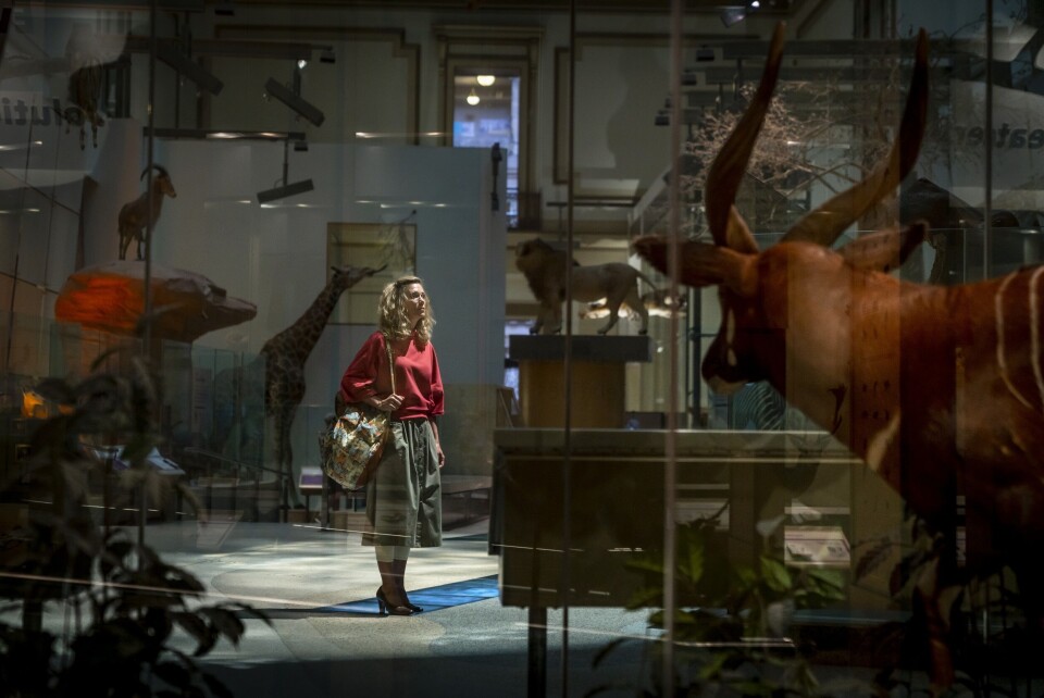 SMITHSONIAN-ARTEFAKTER: Kristen Wiig er nerdete Barbara Minerva.