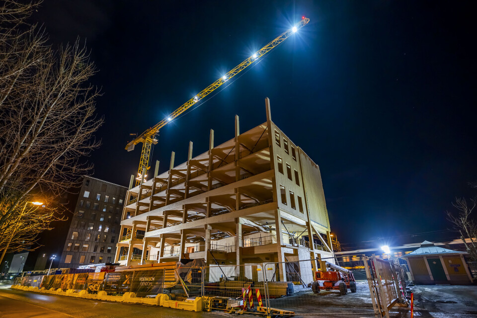 UNIKT BYGG: Kontorbygget får høyeste mulige miljøsertifisering, såkalt «BREEAM Outstanding».