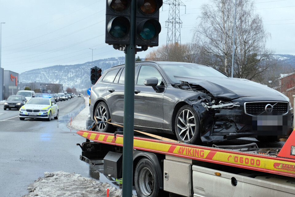 Lyskryss ute av drift - kollisjon i Rosenkrantzgata