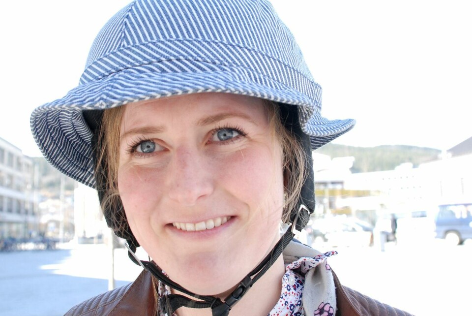 SYKKEL-BYRÅKRATEN: Elisabeth von Enzberg-Viker, samferdselsplanlegger ved Samferdsel, vei og parkforvaltning i Drammen kommune.