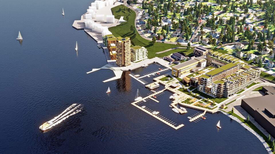 FJORDEN: Her ved Nøsted Brygge.