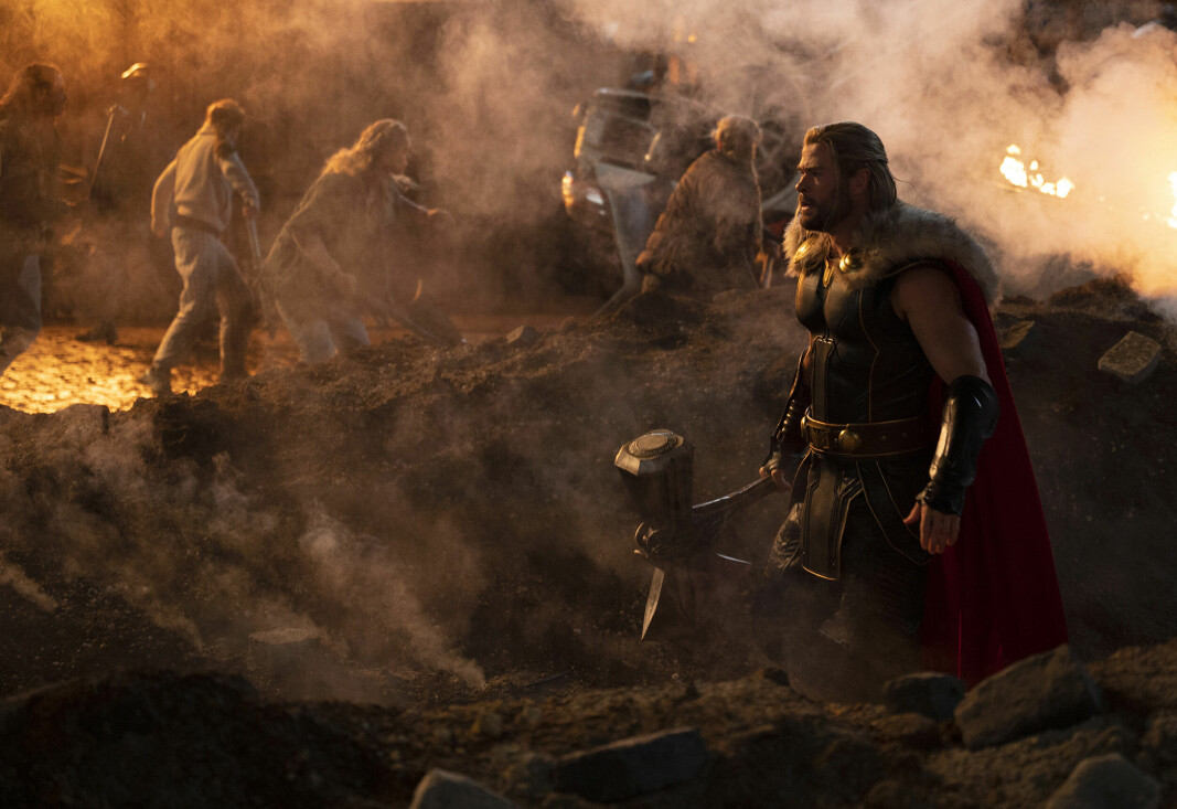 TILBAKE: «Thor» (Chris Hemsworth) på en av mange slagmarker.