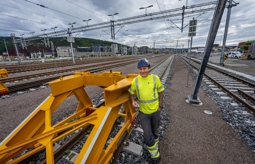 <span class=" italic" data-lab-italic_desktop="italic">- 10 spor med plass til 20 togsett er klare i Nybyen, sier Torben Trogstad, prosjektleder jernbaneteknikk i Bane NOR.</span> <span class=" italic" data-lab-italic_desktop="italic">- 10 spor med plass til 20 togsett er klare i Nybyen, sier Torben Trogstad, prosjektleder jernbaneteknikk i Bane NOR.</span>