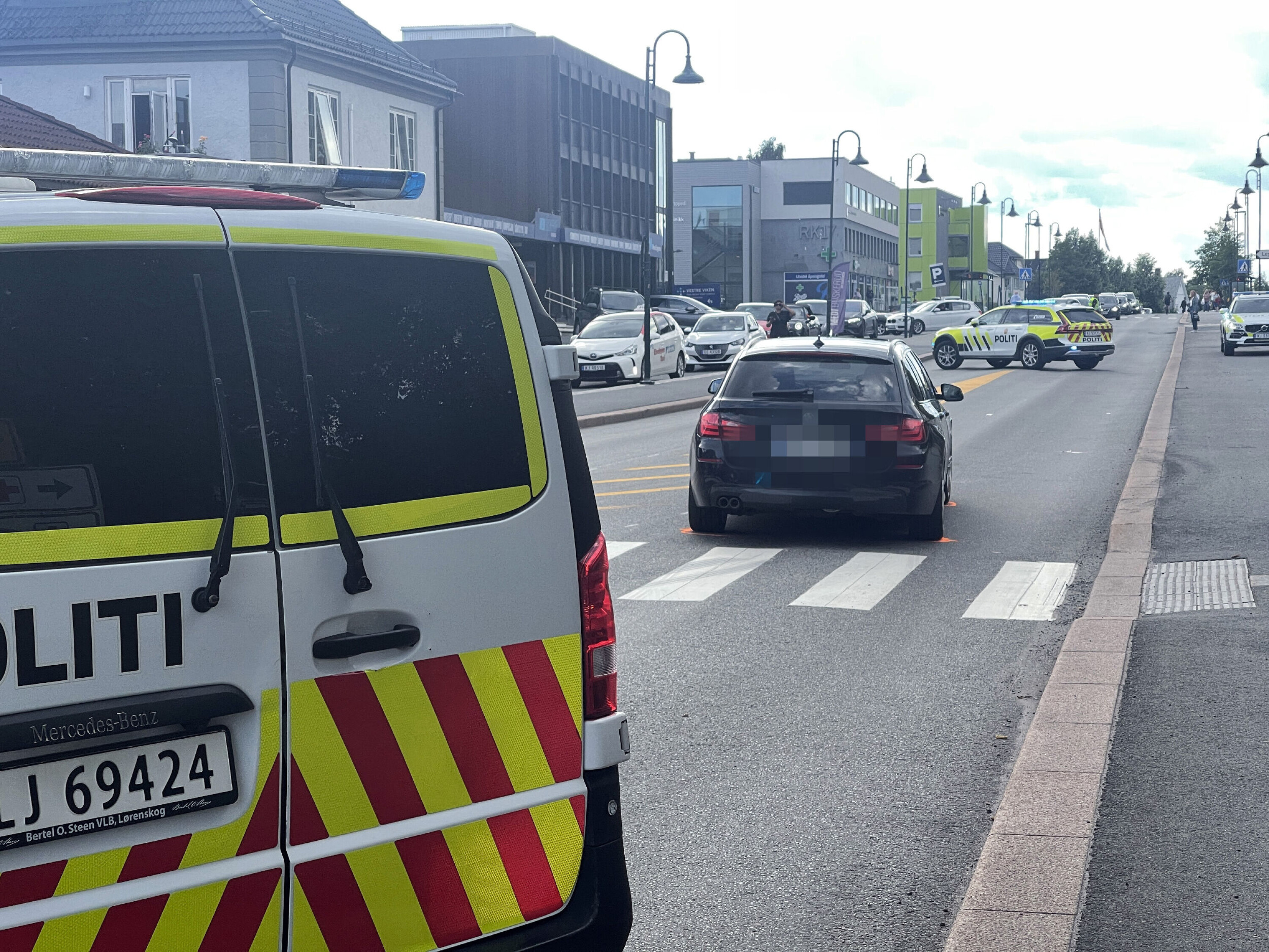 ÅSTEDET: Krasjen skal ha skjedd i krysset Vinjes gate.