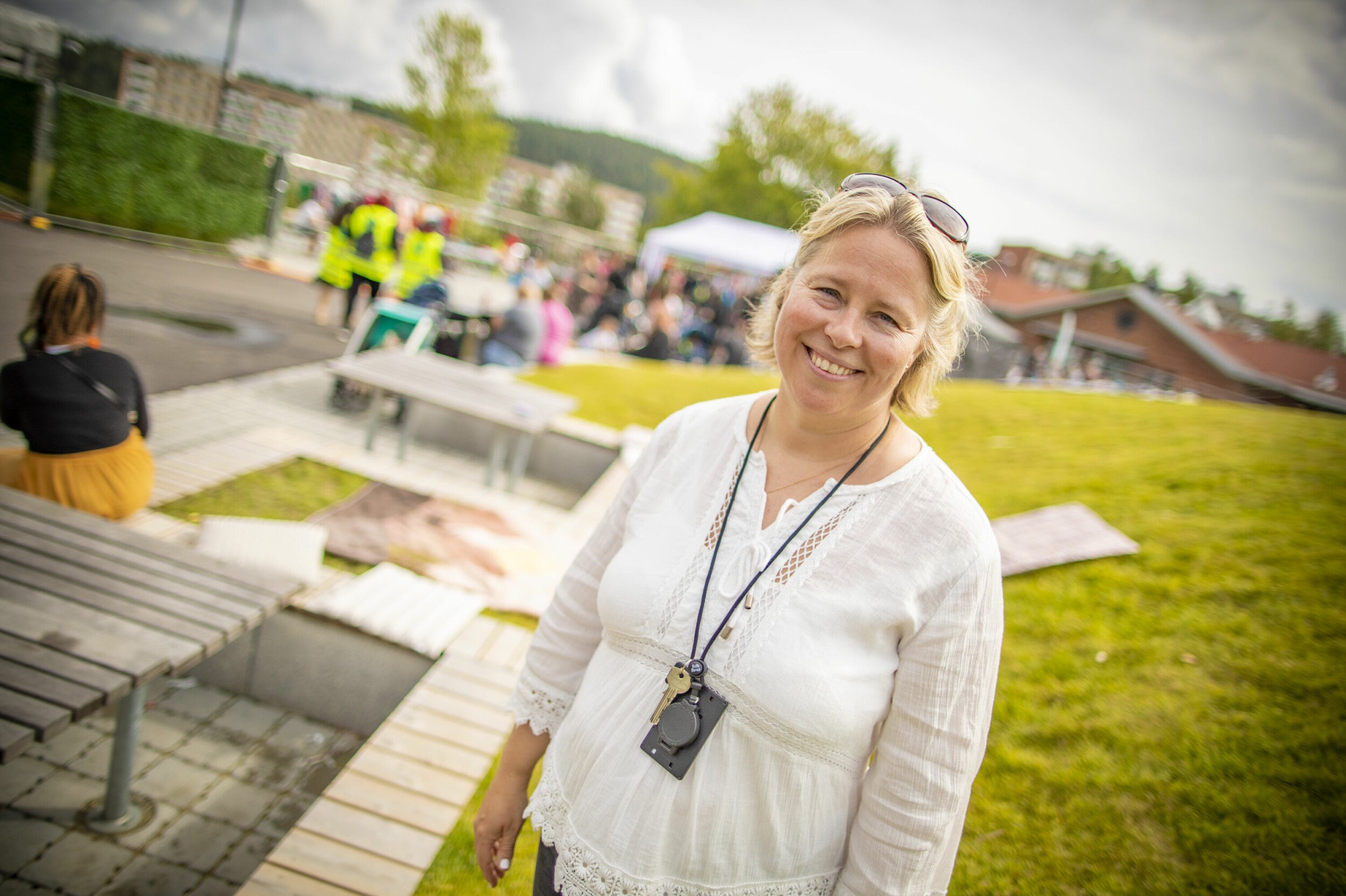 FEST-SJEFEN: Leder ved Danvik og Fjell frivilligsentral Tina Fagerhus Brodal har ansvaret for arrangementet.